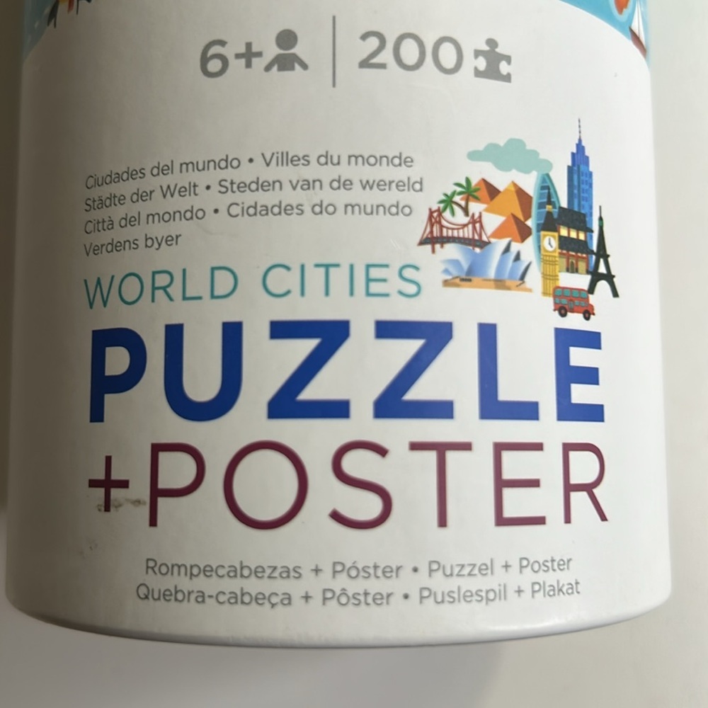 THREE PUZZLES WORLD CITIES PUZZLE, THE GOLDEN GIRLS PUZZLE, JOHN DEERE PUZZLE - Picture 11 of 13